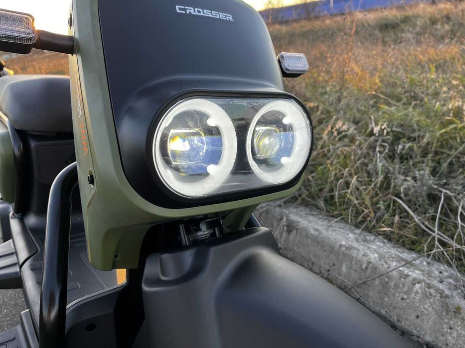 ЕЛЕКТРО СКУТЕР Crosser CR4 65 км/год 85 км+ 1200W Электро GR-AGM Green