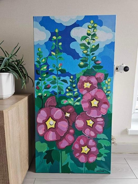 Інтер'єрна картина, виконана акрилом