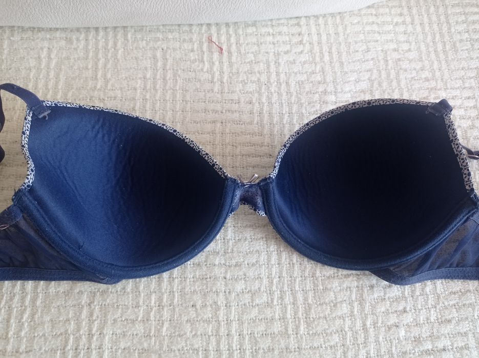 Stanik granatowy wzór 80d