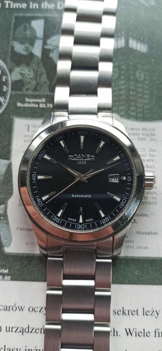 Szwajcarski zegarek automatyczny ROAMER 25 jewels