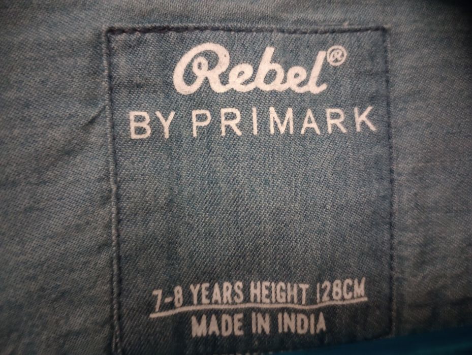 Koszula chłopięca r. 128 jak jeans Primark