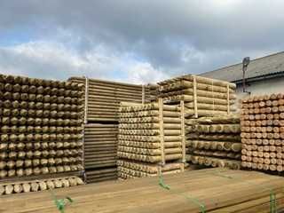 Palisada Toczona, Rollborder drewniany Producent
