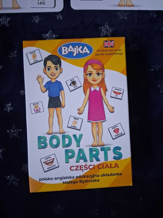 Układanka edukacyjna Body parts części ciała
