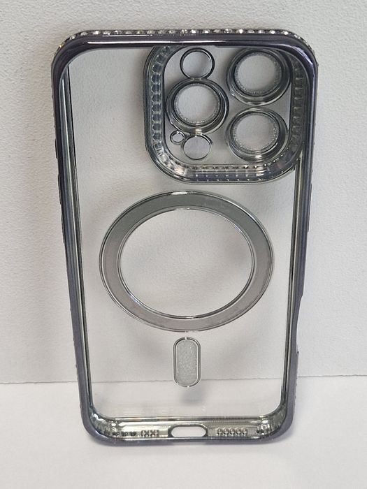 Bling Magsafe Case do Iphone 16 Pro Max czarny