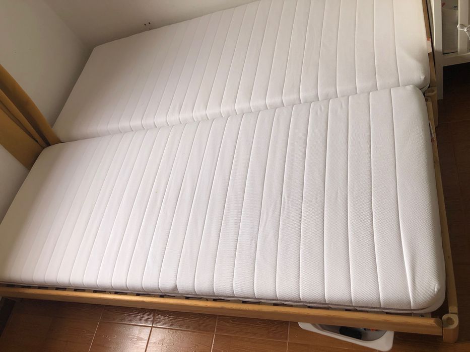 2 camas ikea empilháveis
