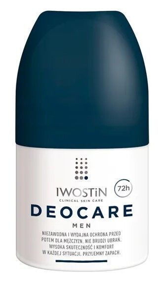 Iwostin Deocare antyperspirant w kulce dla mężczyzn 72 h ochrony 50 ml