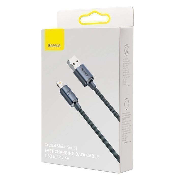 Baseus kabel przewód USB Typ A - Lightning 2,4A 1,2m czarny
