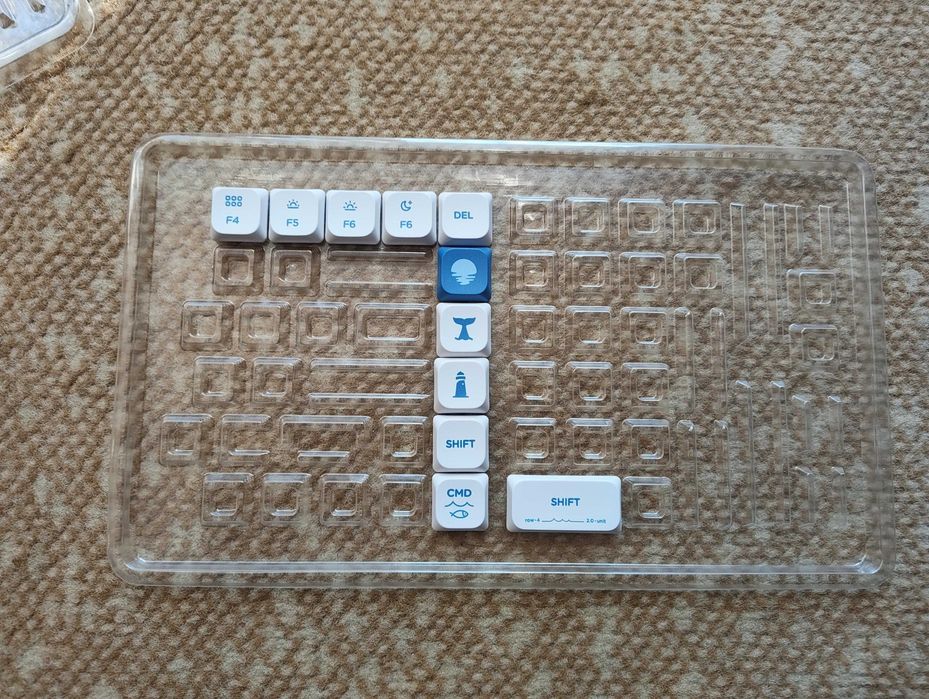 Nuphy Shiokaze Keycaps niskoprofilowe