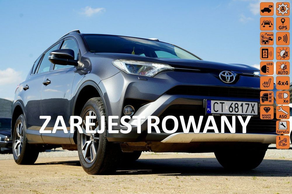 Toyota RAV4 4x4 PODGRZEWANE FOTELE xenon LEDY kamera cofania pelna elek