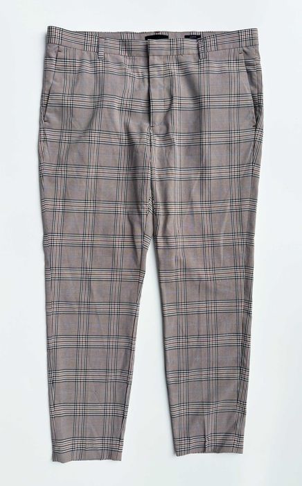 Spodnie Kratka H&M 36 Męskie Eleganckie Brązowe Wizytowe
