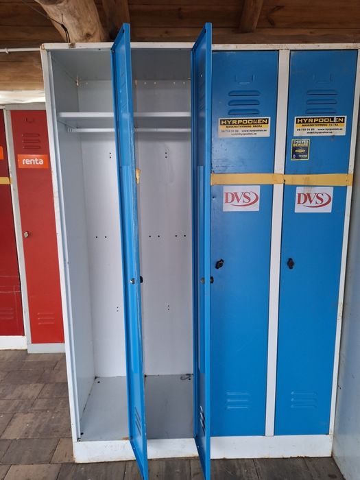 Szafka pracownicza BHP podwójna metalowa bardzo dobry stan