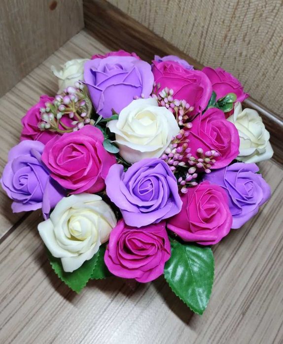 Букет мильні квіти "Ніжність" мильні букети подарунок