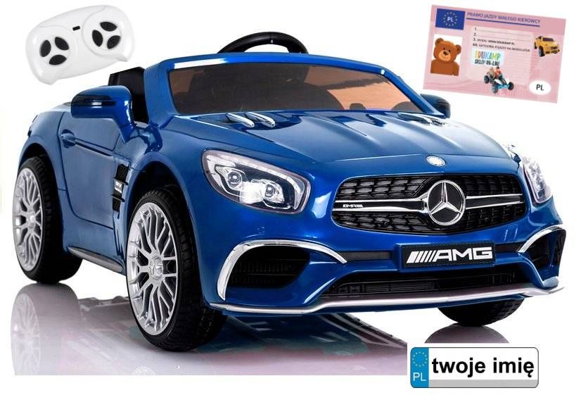 Auto na akumulator Mercedes SL65  na licencji LAKIEROWANY 2x45W