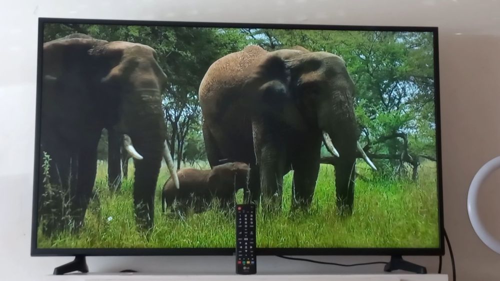 Nova TV smart LG 49 com comando e wifi  tem youtube e Netflix ...