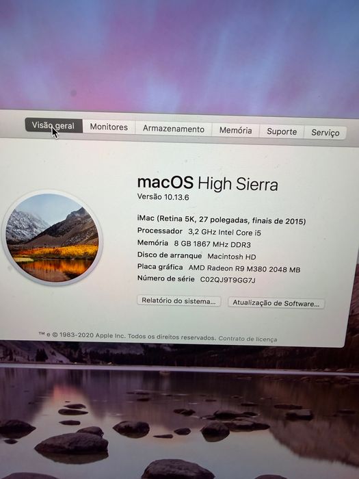 Imac 27 pol. Late 2015- RESERVADO