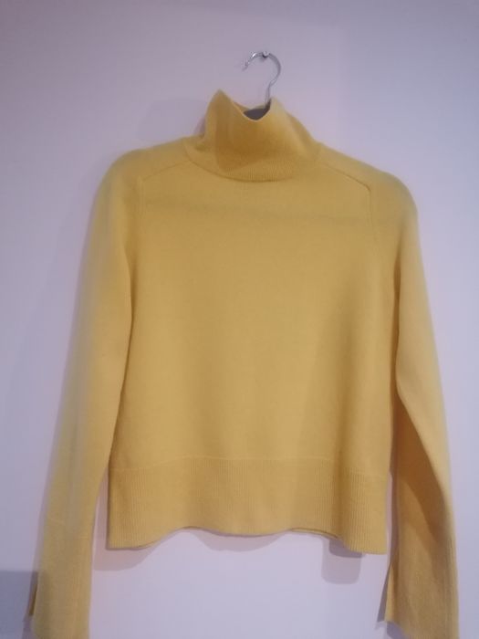 Cytrynowy wełniany golf massimo dutii