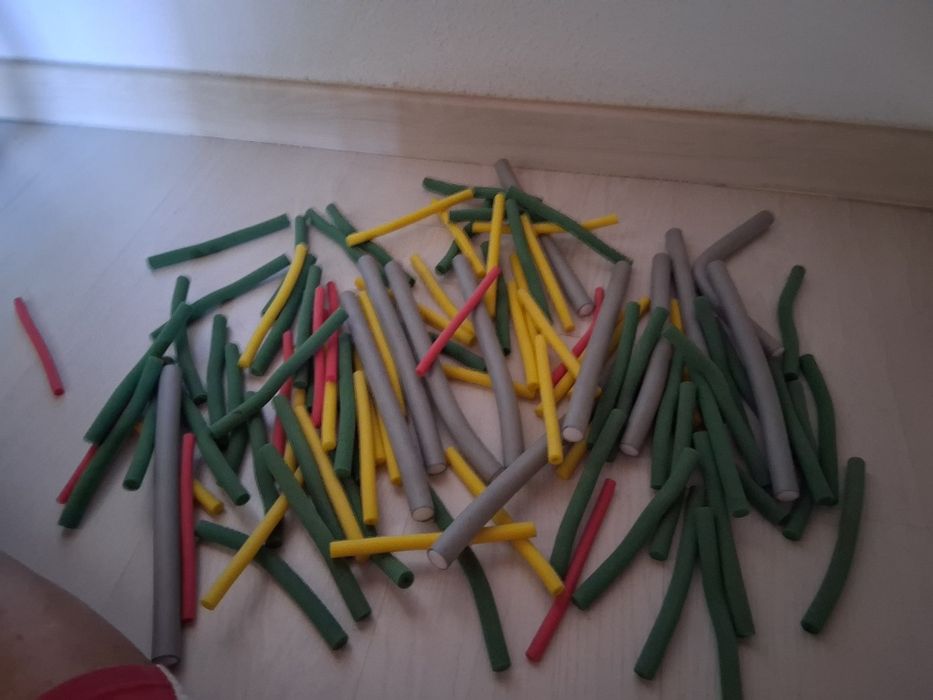 Rolos para fazer ondelacao, ou mise de rolos