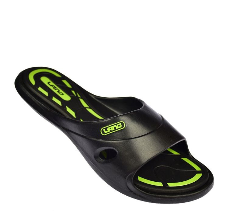 Klapki dziecięce basenowe gumowe 3060-M1 BK roz. 28