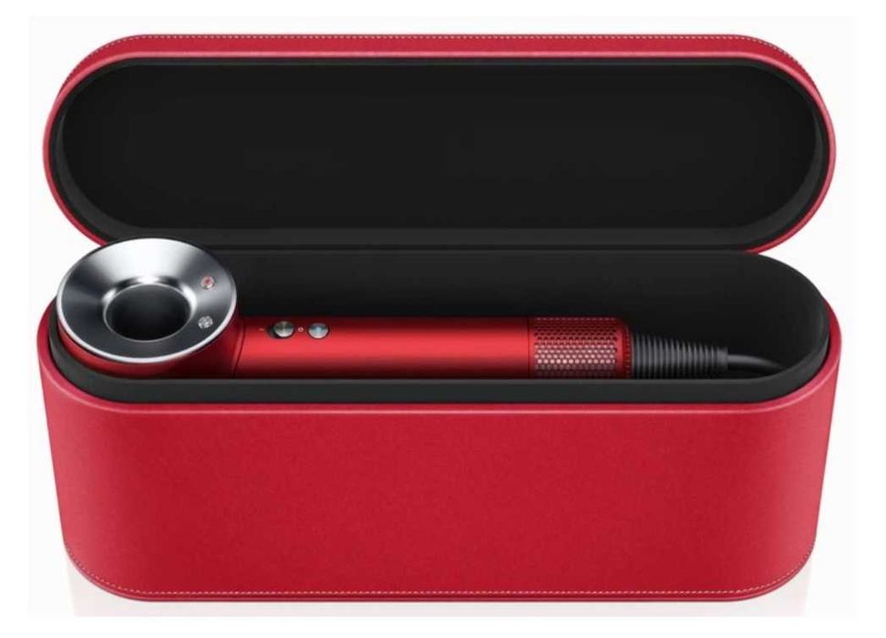 фен для волосся з 5 насадками Дайсон Dyson Supersonic HD07  Red/Nickel