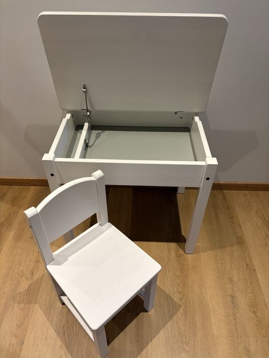 Sundvik ikea, biurko sundvik i krzesełko sundvik
