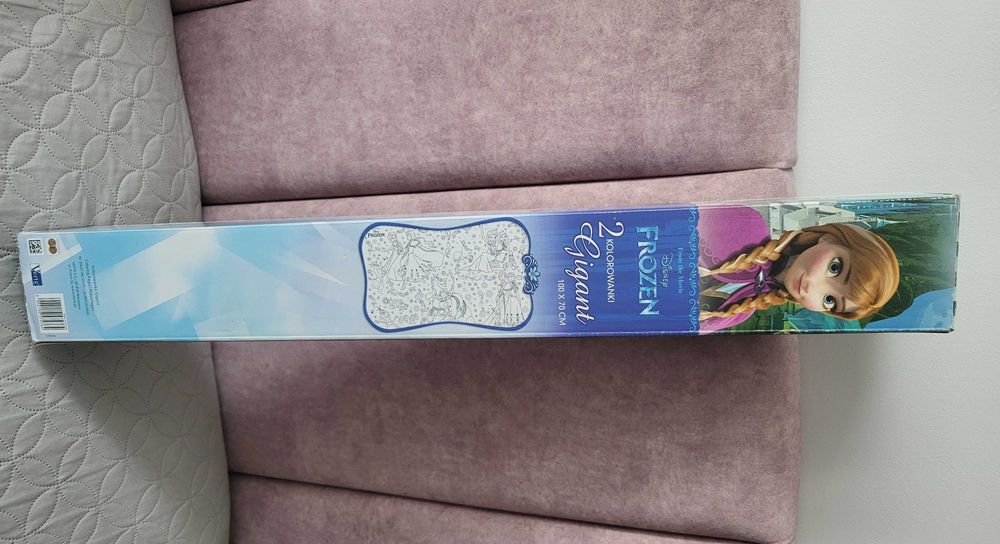 GIGA Kolorowanki Frozen (100 cm × 70 cm) Idealne na weekend! + Gratis