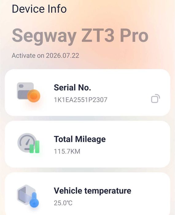 Segway Ninebot ZT3 Pro