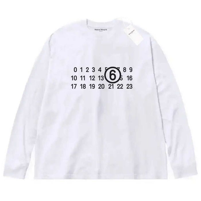 Лонгслив Maison Margiela Logo унисекс Мейсон Маржела