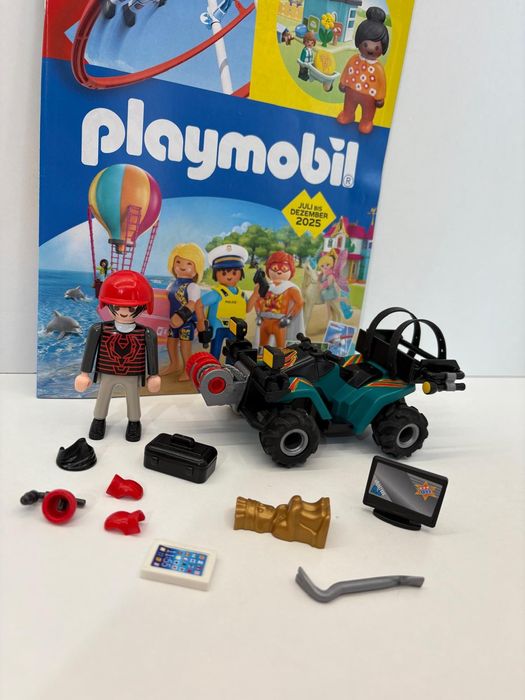 Playmobil wodolot motocykl przestępca quad radiowóz