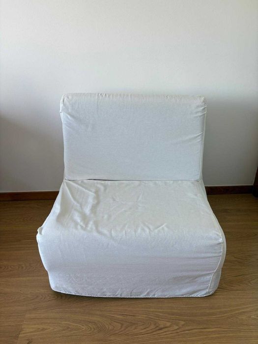 Sofás/Cambalhota de cor azuis como nova