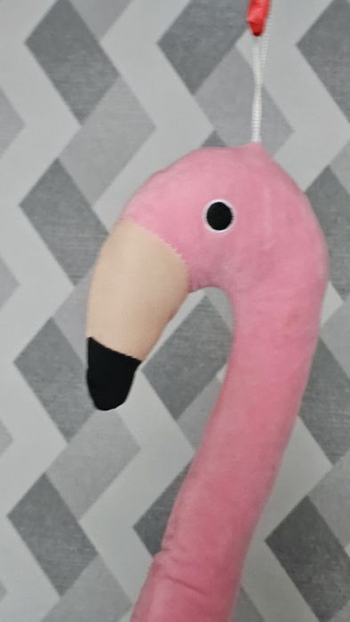 Іграшка м'яка фламінго нова
