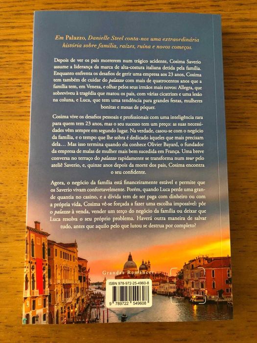 Livro Palazzo de Danielle Steel