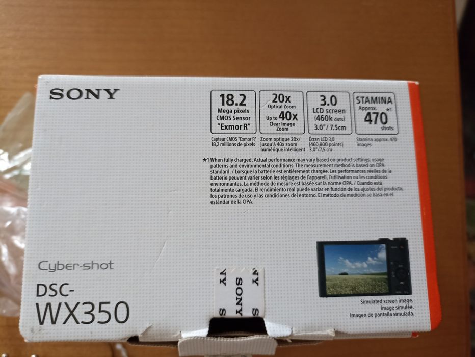 Sony Ciber-shot DSC WX350