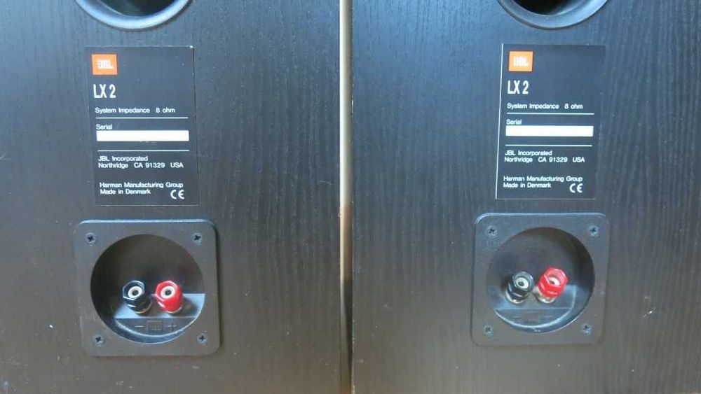 JBL - zestaw 3 kolumn głośnikowych Stereo + Center (made in Denmark)