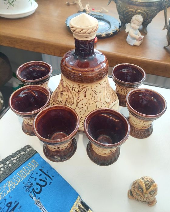 Графини, набори, пляшки для вина, коньяку, наливки, не використовувась