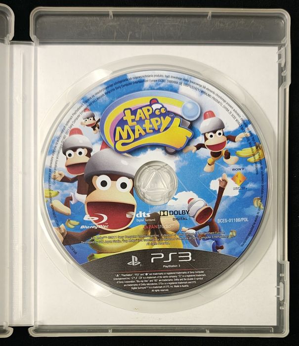 Łap Małpy czyli Ape Escape PL Dubbing Gra po polsku PS3 Na kontrolery ruchowe Move
