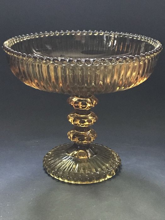 Szkło prl owocarka perełki hsg ząbkowice