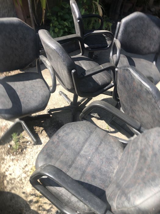 6 Cadeiras de cabeleireiro como novas