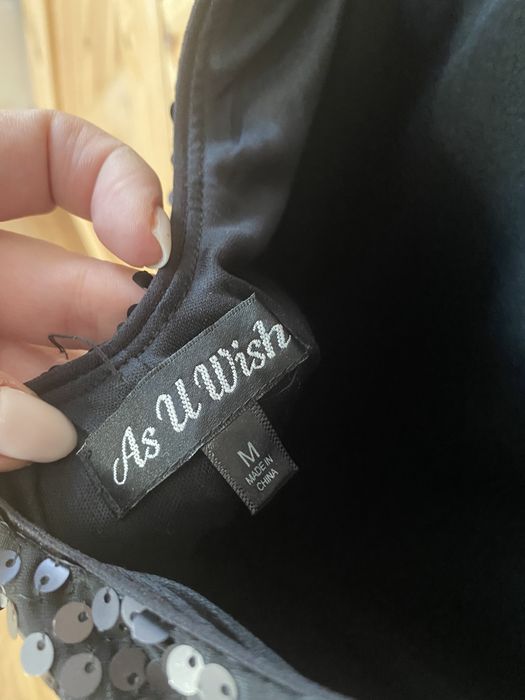 Piekna sukienka usa / m / as u wish sylwester cekiny