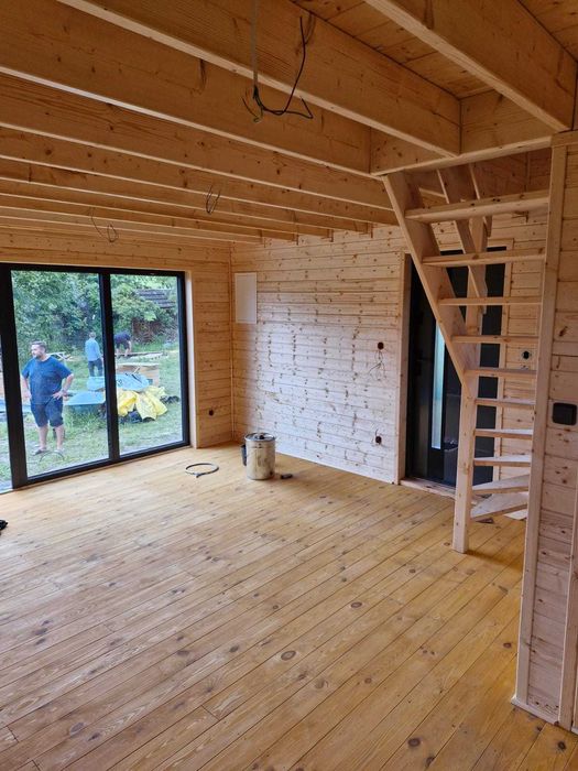 Domek drewnianyletniskowy Modern,,do35m2, ogrodowy, 5x5mPROMOCJA