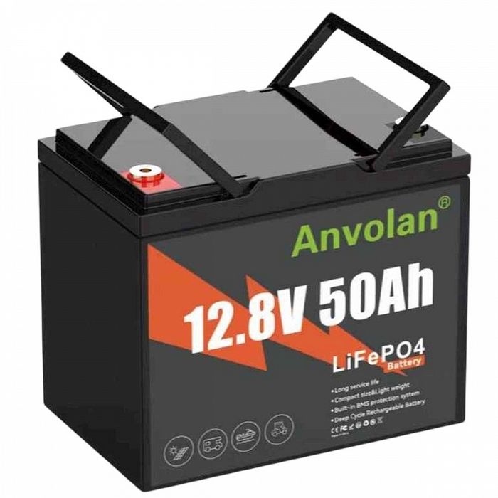 Акумуляторна батарея LiFePO₄ Anvolan 12.8V 50Ah (640 Вт·год) з BMS