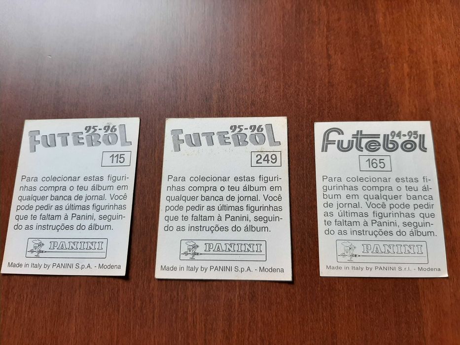 Cromos futebol Panini