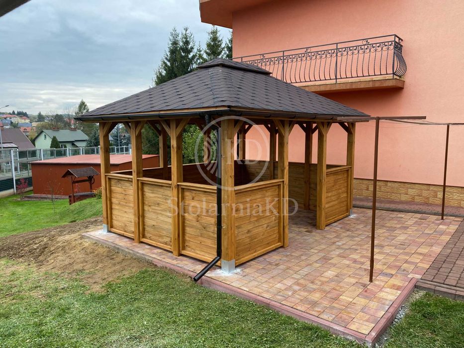 Altana ogrodowa 3x4 altanka drewniana rod producent różne wymiary ...