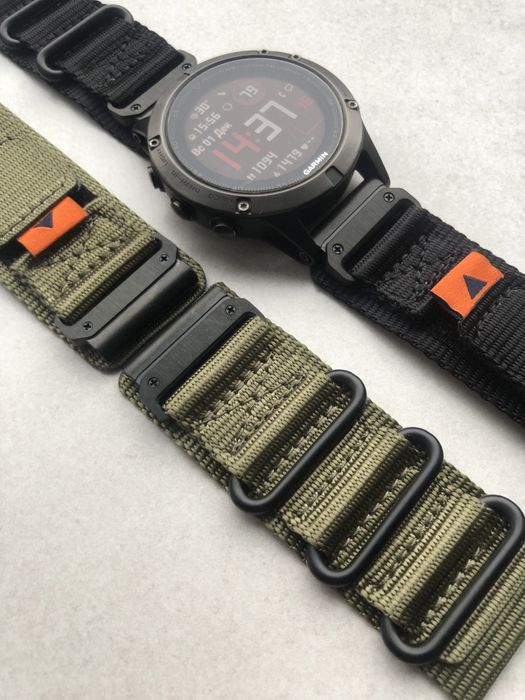 Нейлоновий тактичний преміум ремінець на липучці 22 ММ 26 ММ QUICKFIT