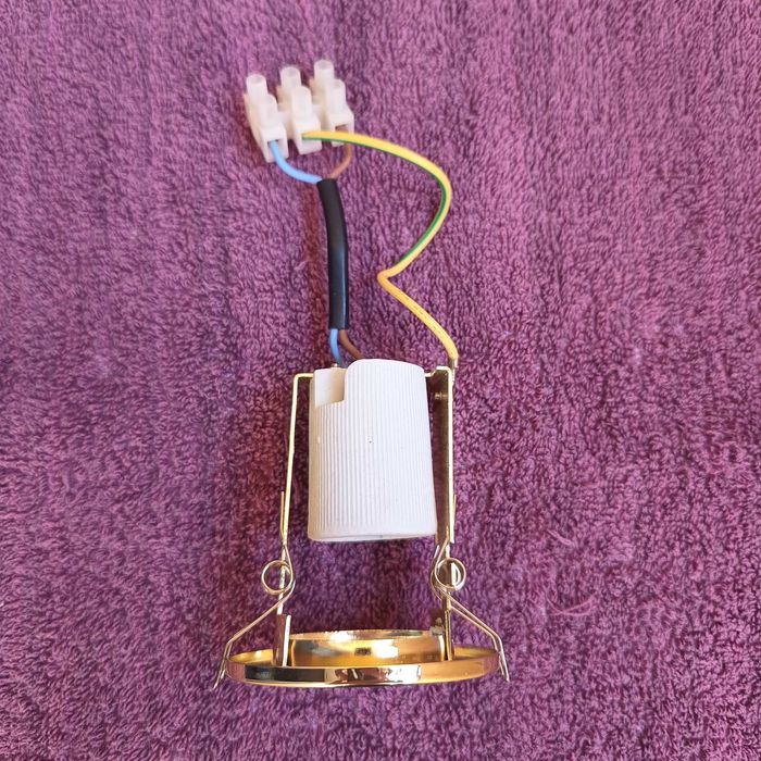 Світильник точковий Brilux, модель R-39S, колір золотий глянець