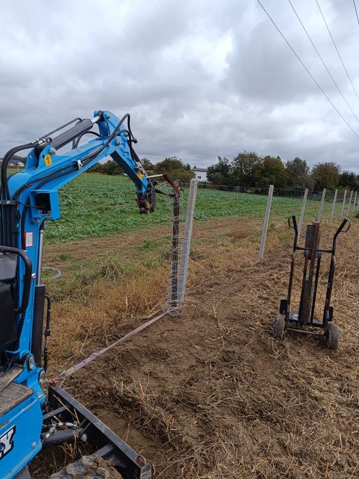 Ogrodzenie tymczasowe siatka leśna płot