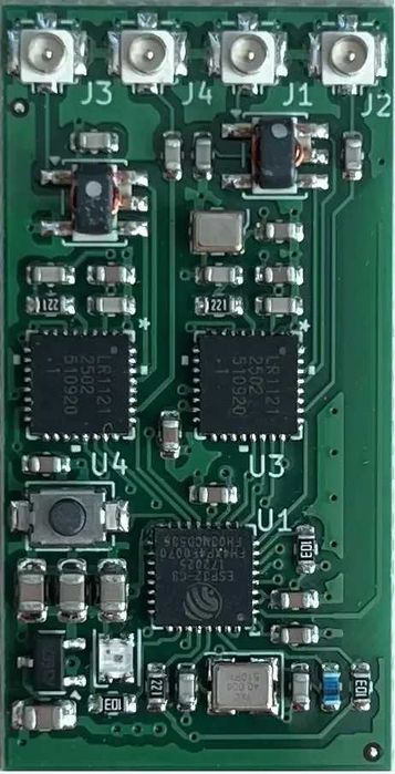 Приймач ELRS True Diversity Aeronetix LR1121 ESP32C3 433 МГц 150–700 МГц 2.4 ГГц 1.7–2.7 ГГц ExpressLRS MilELRS приймач для FPV коптера