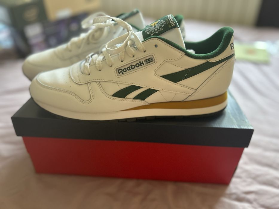 Reebok classic leather białe adidasy rozmiar 47