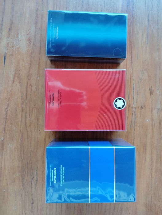 Perfumes MONTBLANC Red Ultra Blue e Starwalker