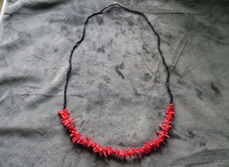 Czerwone korale 47 cm gałązki korale