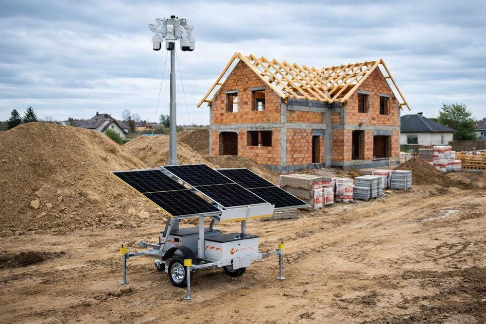 Mobilny alarm wizyjny - ochrona terenu nocą